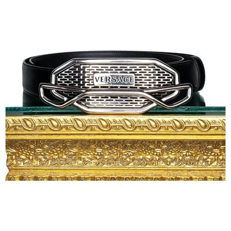 versace gold plated belt|Versace gold chain belt.